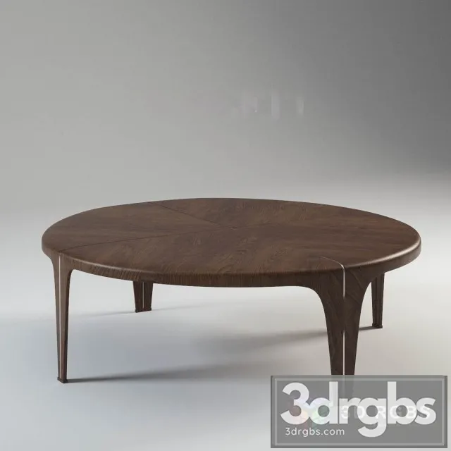 Cicle Wood Table Coffee 3dsmax Download