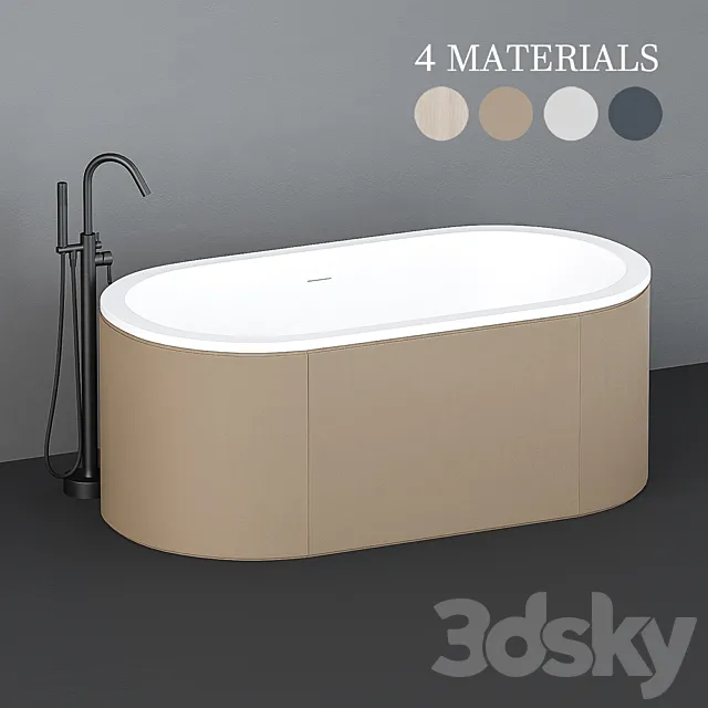 Cielo cibele freestanding bathtub 3DSMax File
