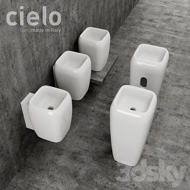 Cielo Shui washbasin 3ds Max