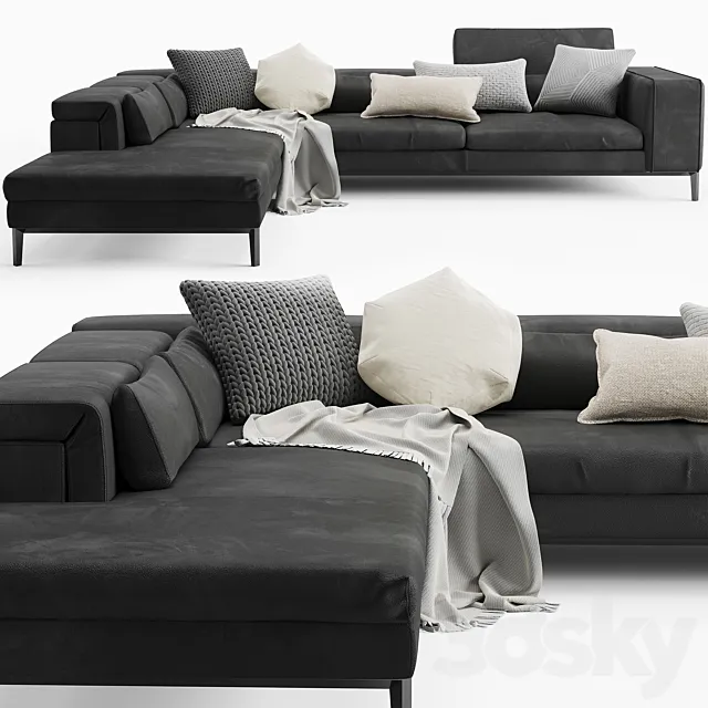 Cierre imbottiti igoletto sofa 3DS Max Model