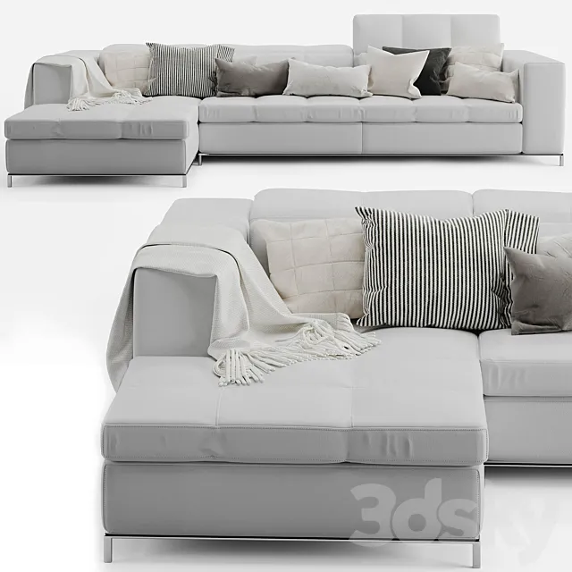 Cierre imbottiti nick sofa 3ds Max