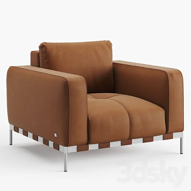 Cierre Imbottiti Oscar armchair 3ds Max