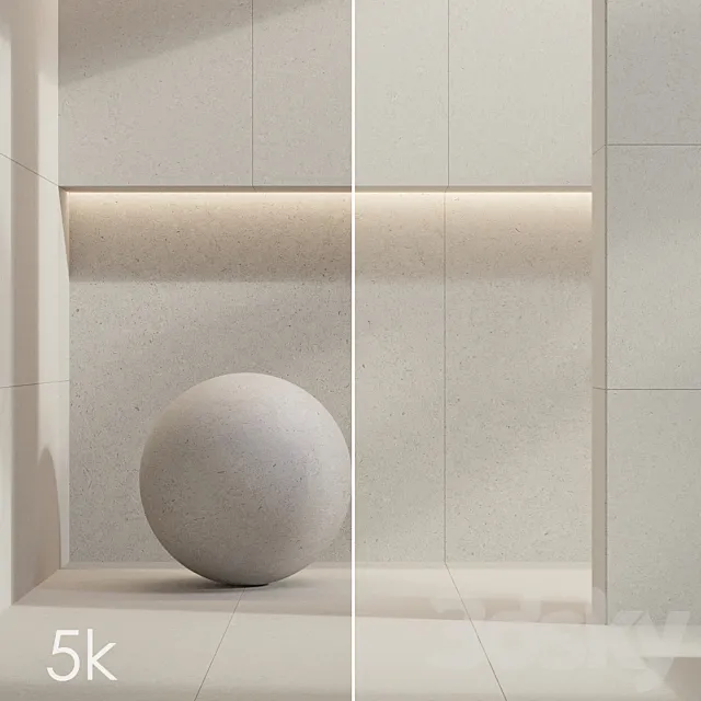 Cifre Ceramica Set 19 – Limestone Bundle – 2 Colors: Gray & Pearl + EXTRA _ 5k 3DS Max Model