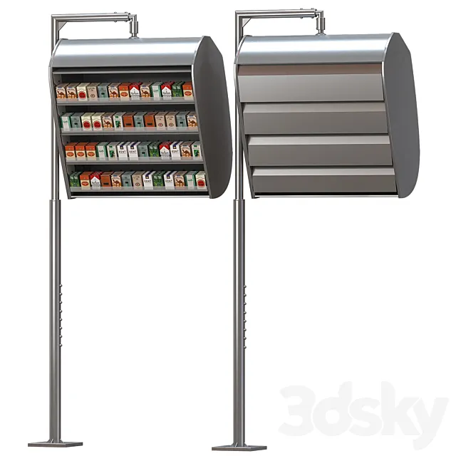 Cigarette Dispenser 3DS Max Model