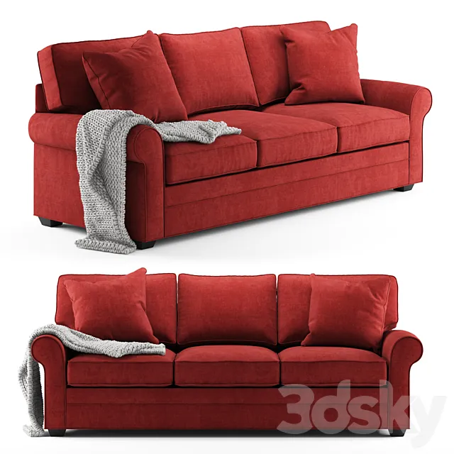 Cindy Crawford Home Bellingham Cardinal Sofa 3DS Max Model