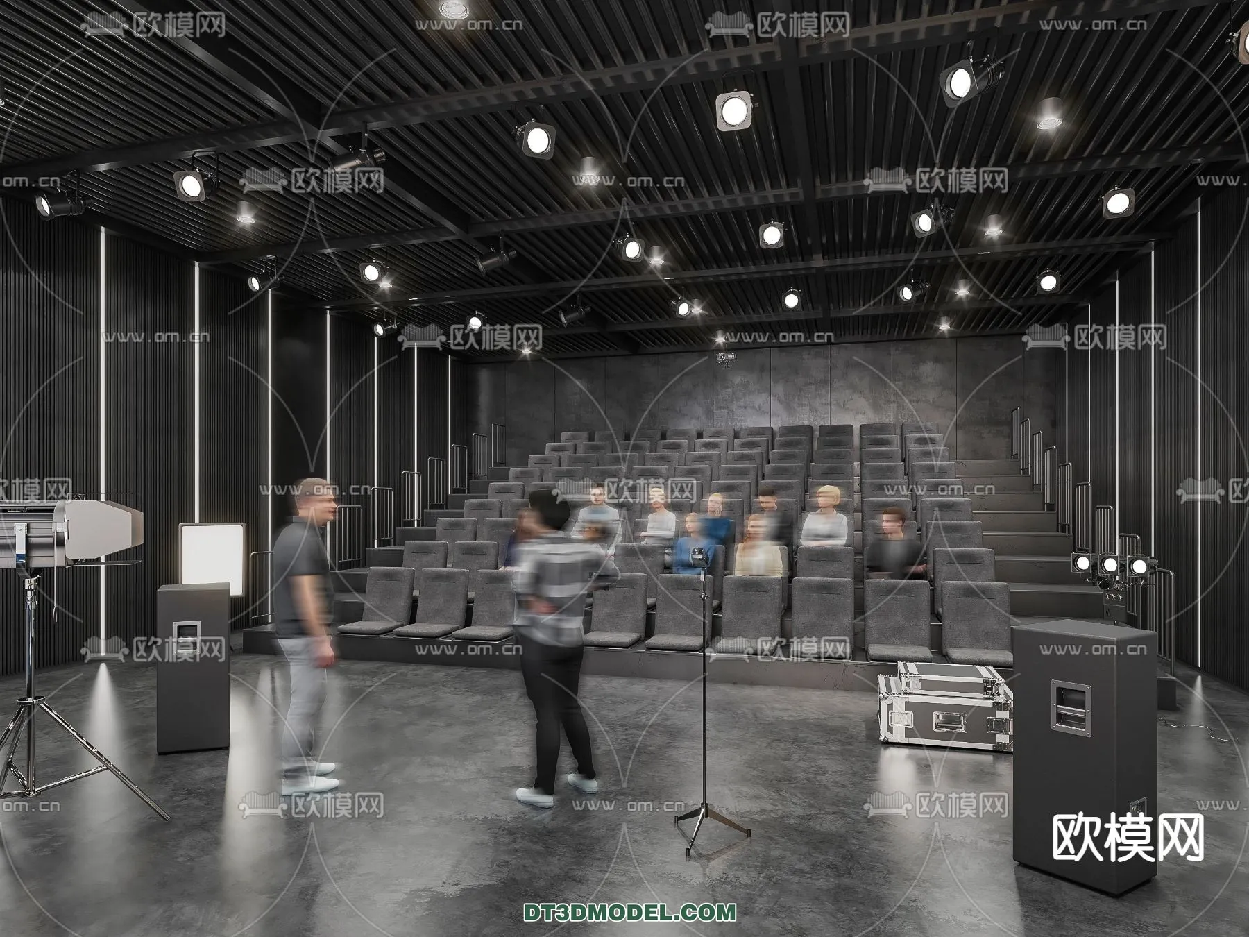 Cinema 3D Scenes – Movie Theater 3D Models – 021
