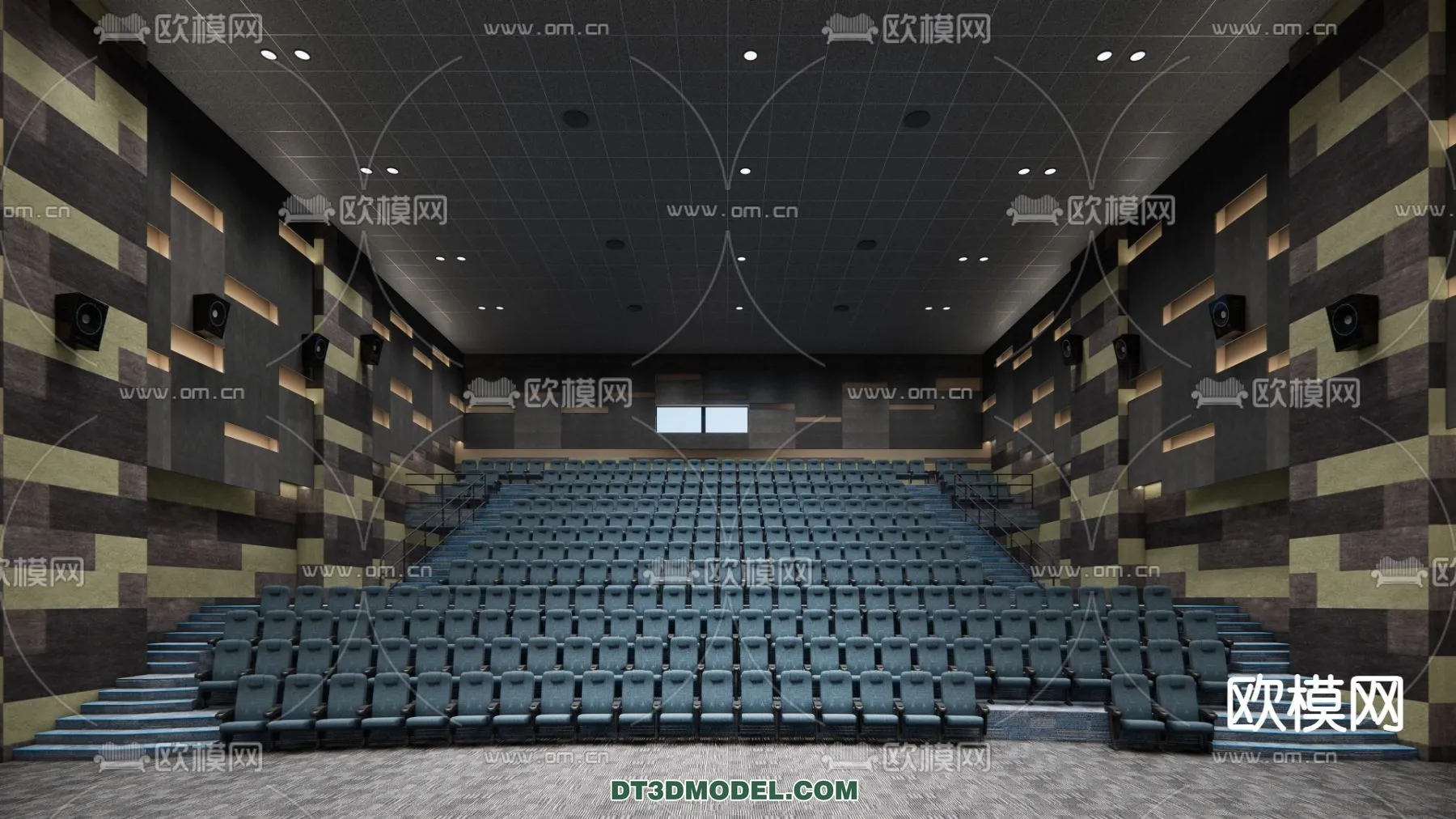 Cinema 3D Scenes – Movie Theater 3D Models – 061