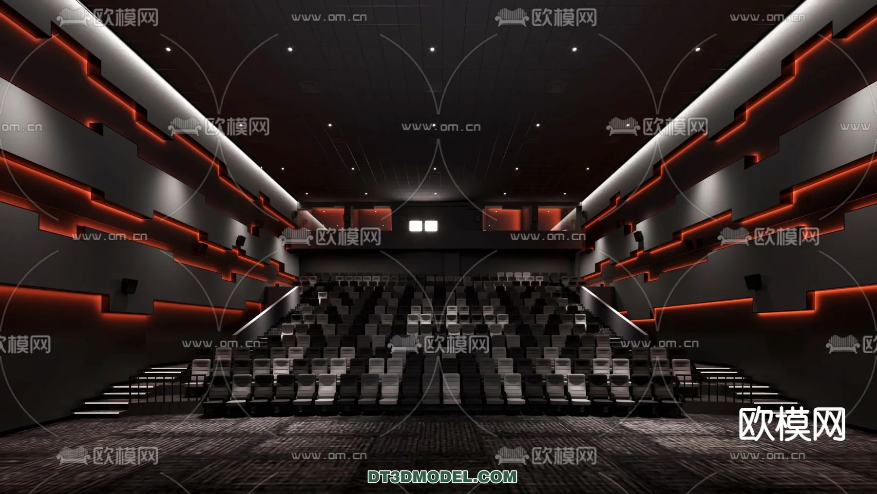 Cinema 3D Scenes – Movie Theater 3D Models – 079