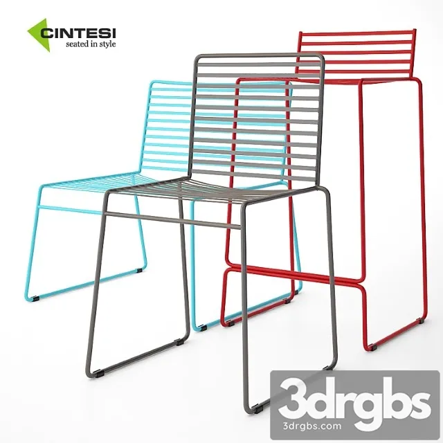 Cintesi arizona wire chair set