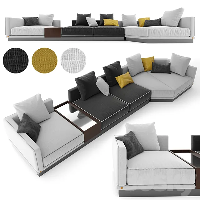Cipriani sesto senso modular sofa 3DSMax File