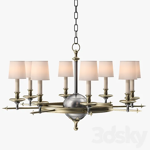 Circa Lighting Leaf And Arrow Chandelier 3DSMax File