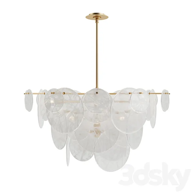 Circa Lighting Loire Large Chandelier 3DS Max Model