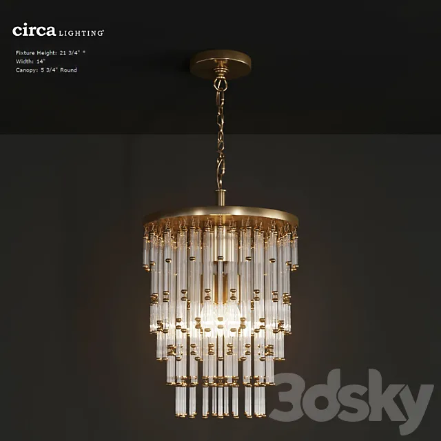 Circa Lighting Mia 14 small pendant 3ds Max