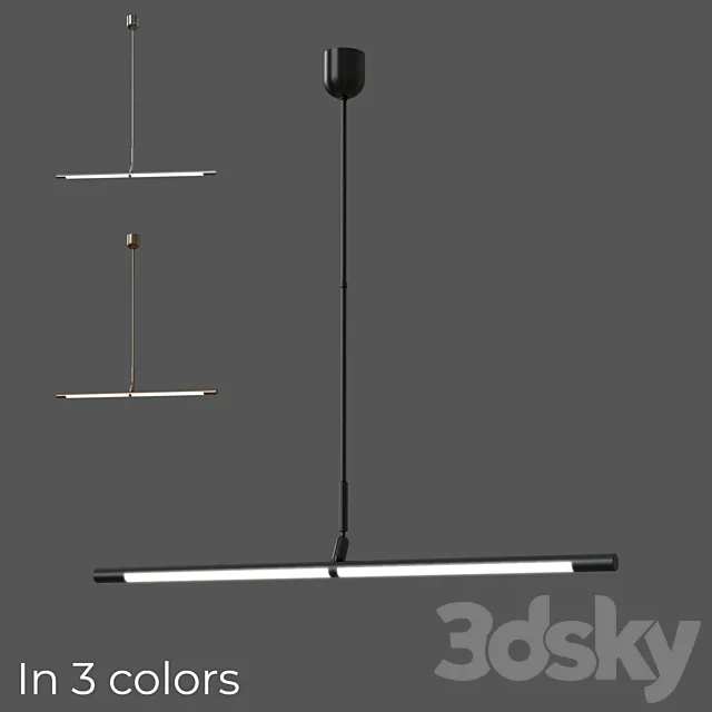 Circa Rousseau Large Linear Pendant 3DS Max Model