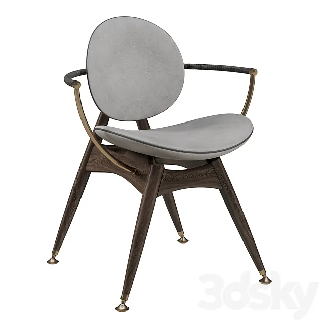Circle Dining Chair 3ds Max