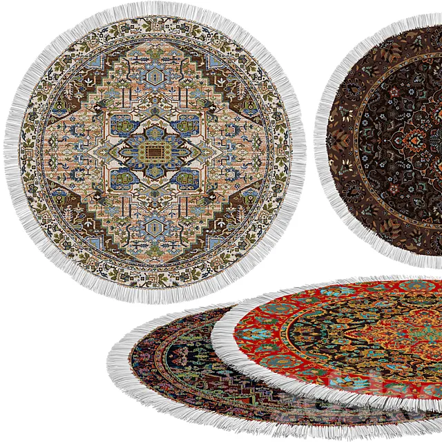 Circle rug 3ds Max