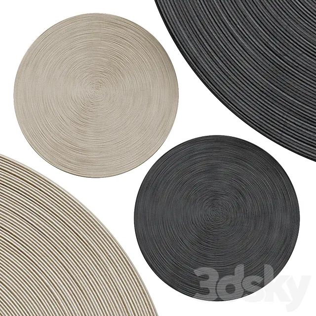 Circle rugs | No. 063 3DSMax File