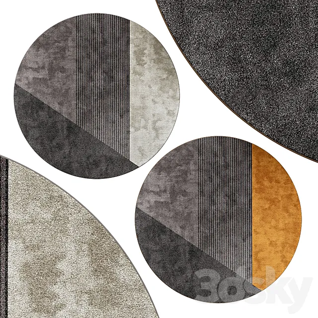 Circle rugs | No. 066 3DSMax File