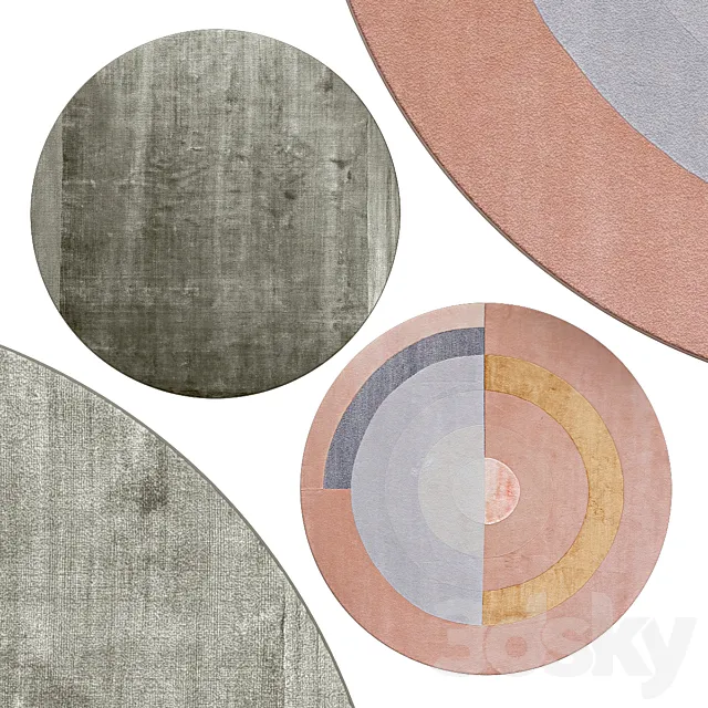 Circle rugs | No. 089 3DSMax File