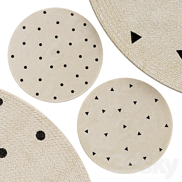 Circle rugs | No. 204 3DSMax File