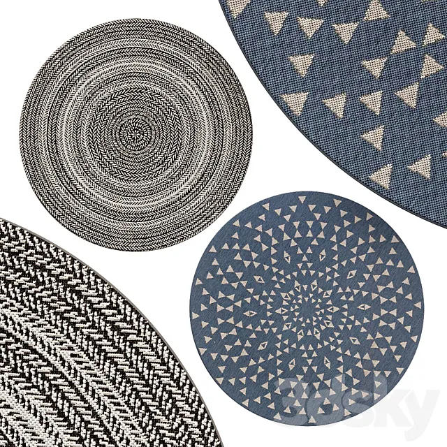 Circle rugs | Number 014 3ds Max