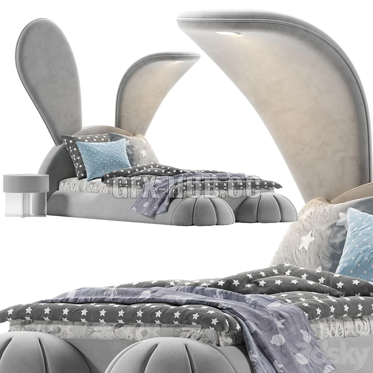 CIRCU MR BUNNY bed 3dsMax Model