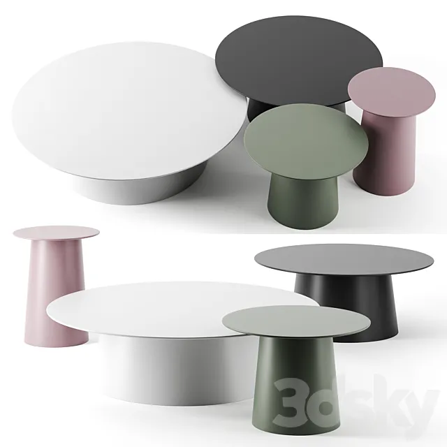 Circula tables by Blu Dot 3DS Max Model