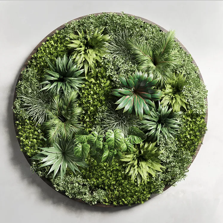 Circular Fitowall – Standing Garden – Vertical Garden from Indoor and Outdoor Plants Collection 13t collections 3DS Max