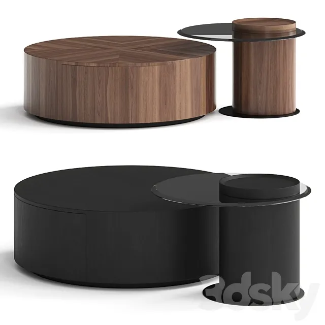 Circular Tea Coffee Table 3ds Max