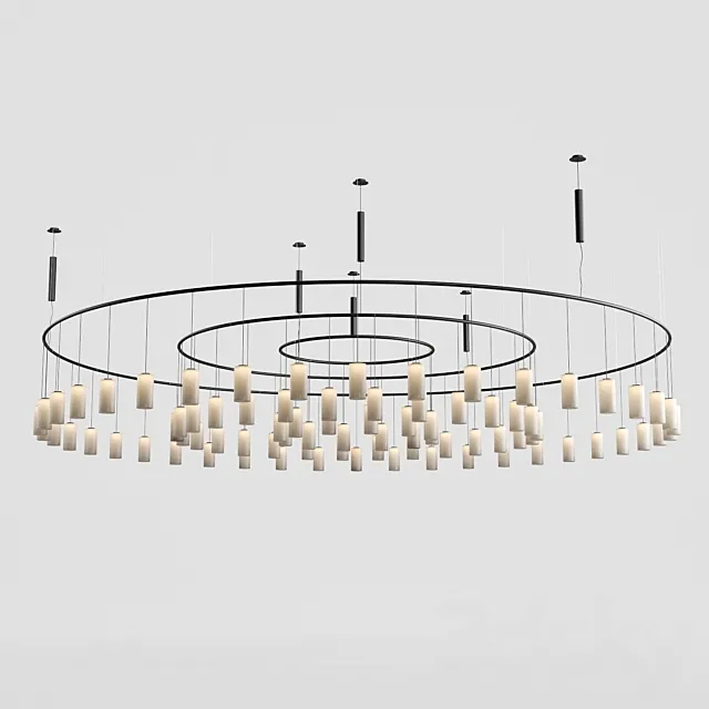 Cirio Circular Pendant Lamp by Santa & Cole 3ds Max