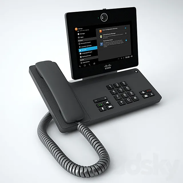 Cisco Phone DX650 3DS Max Model