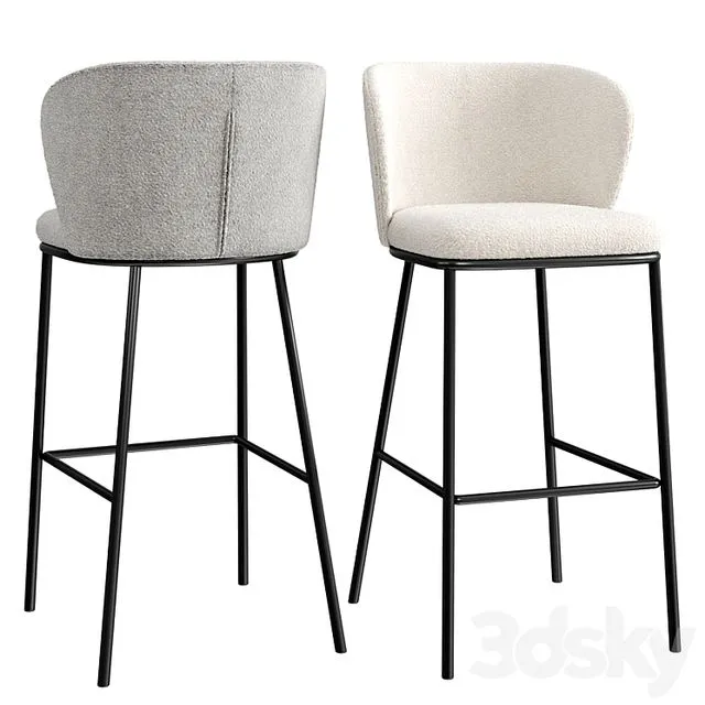 Ciselia Bar Stool 3dsMax Model