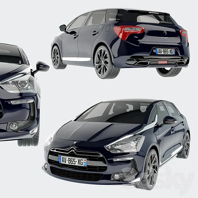 Citroen DS5 3ds Max