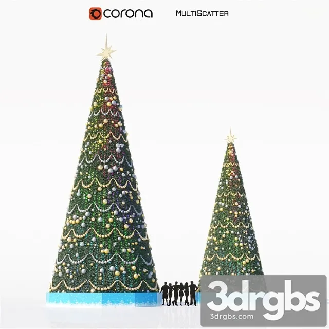 City Christmas Tree 3dsmax Download