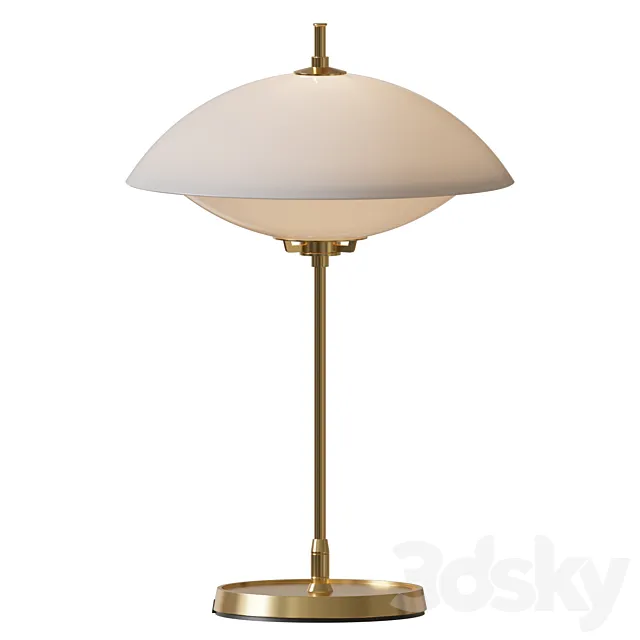 Clam Table Lamp 3ds Max