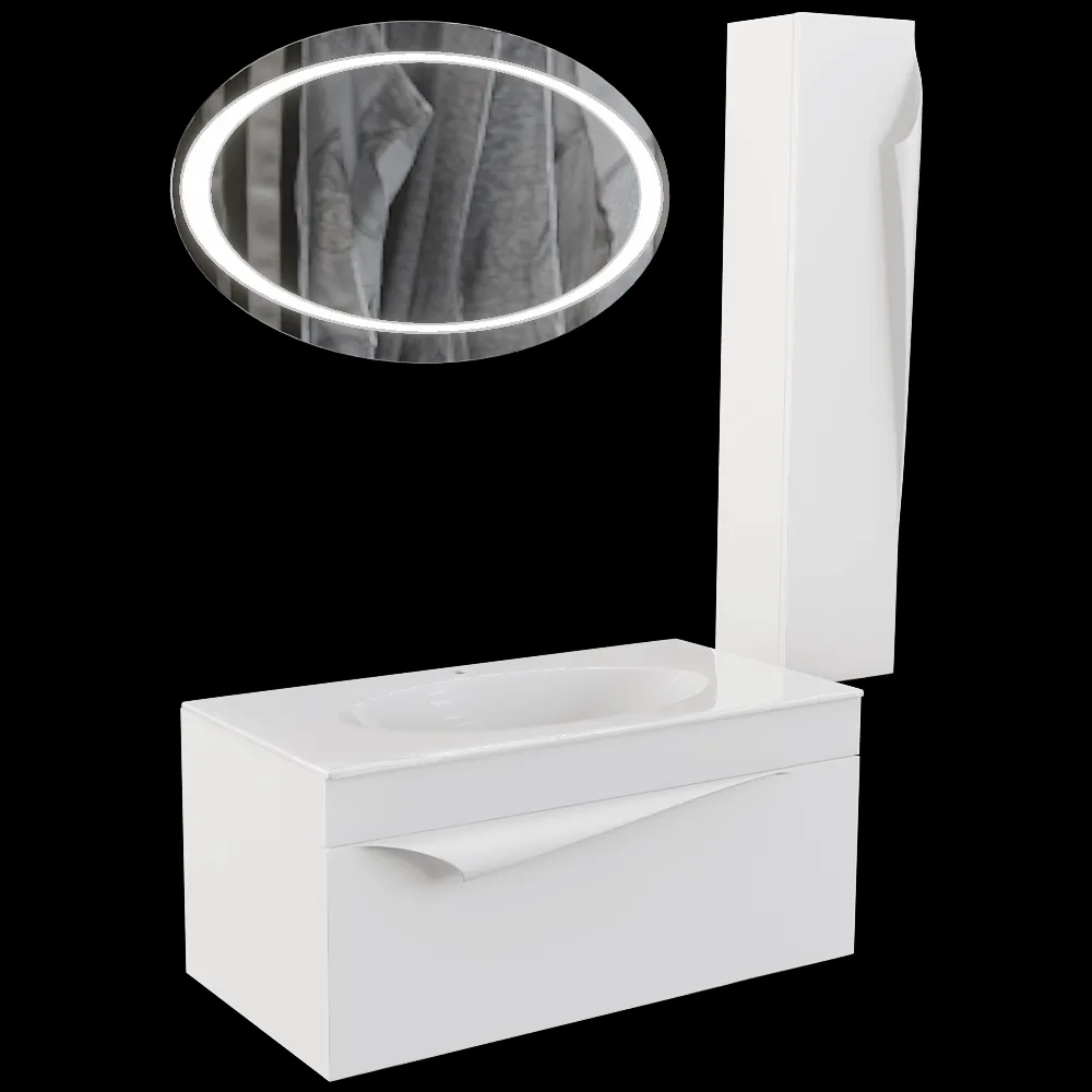 Clarberg – Bathroom set Papyrus 3ds Max