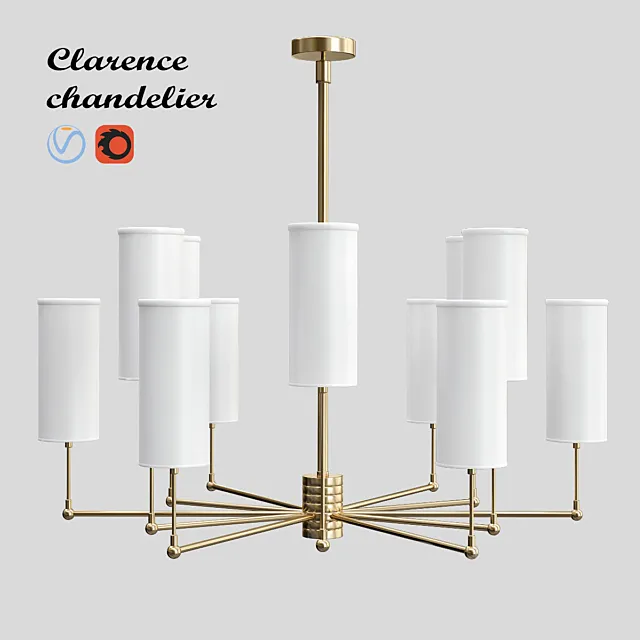 Clarence chandelier 3DSMax File