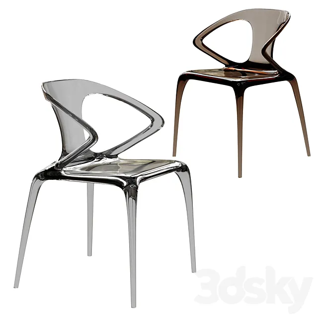 Clarisse Dining Chair 3ds Max