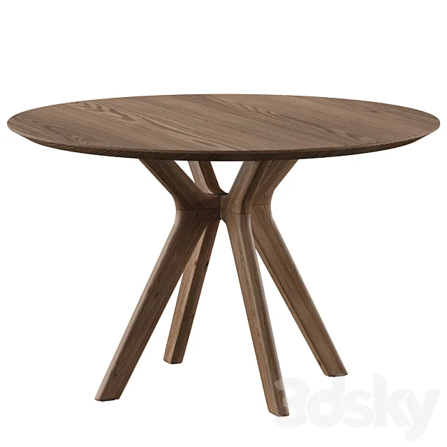Clark Round Dining Table 3DSMax File