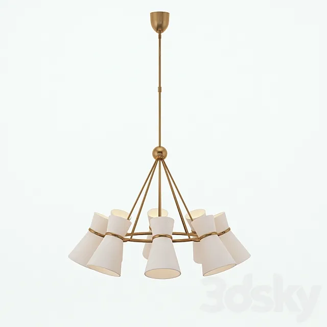 Clarkson ARN5036 Chandelier (gold) 3ds Max