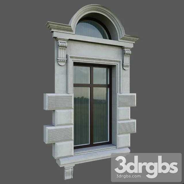 Classic Arched Window 3 3dsmax Download