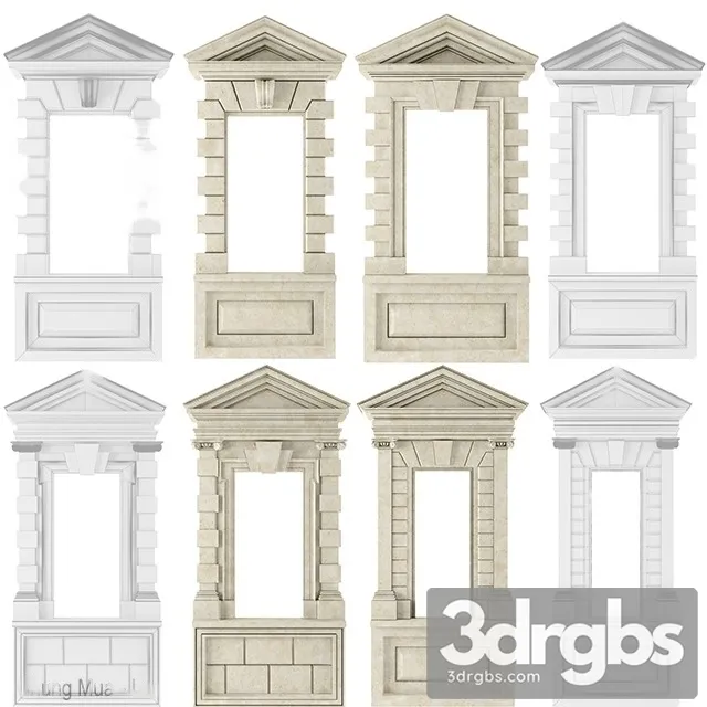 Classic Architecture Door Window Portals 3dsmax Download