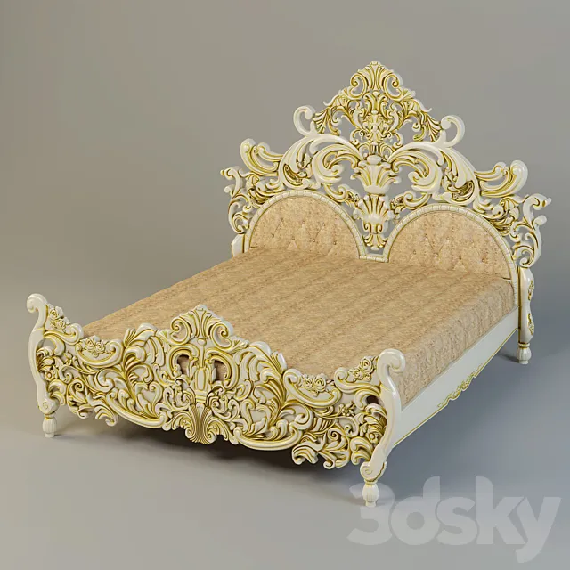 Classic bed 3DSMax File