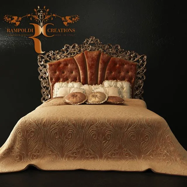 Classic Bed RAMPOLDI 3dsMax Model
