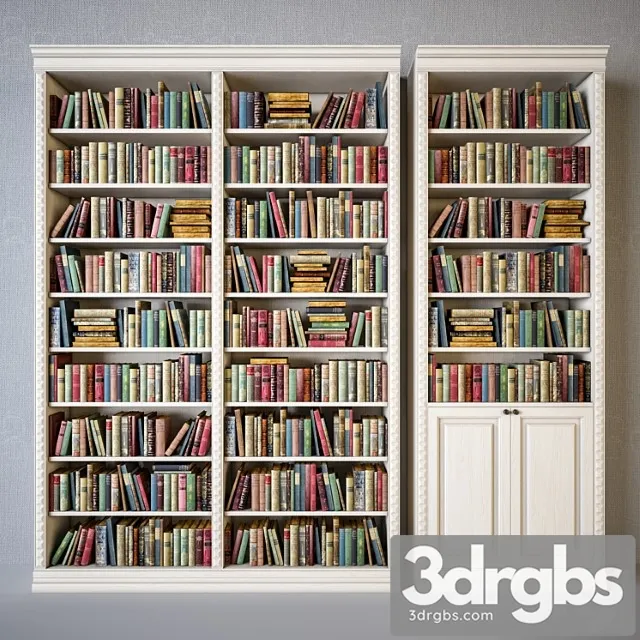 Classic Book Cabinets 3dsmax Download