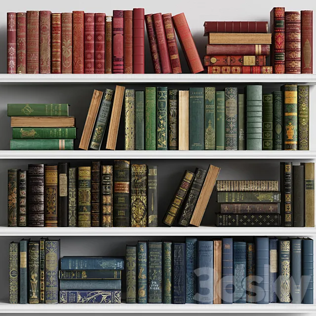 Classic Books 06 3DS Max Model