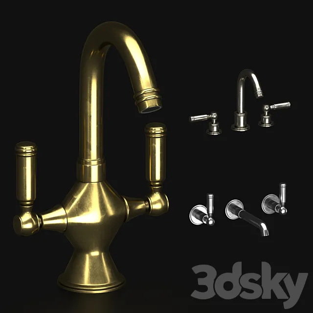 Classic Bossini Liberty Sink Faucets 3DSMax File