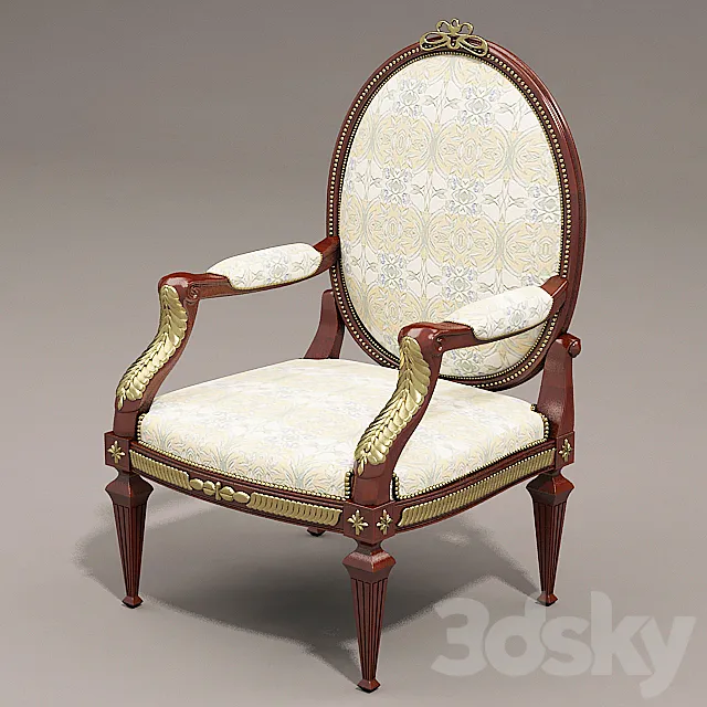 Classic chair 3ds Max