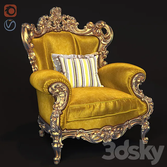 Classic chair Varie 3DSMax File