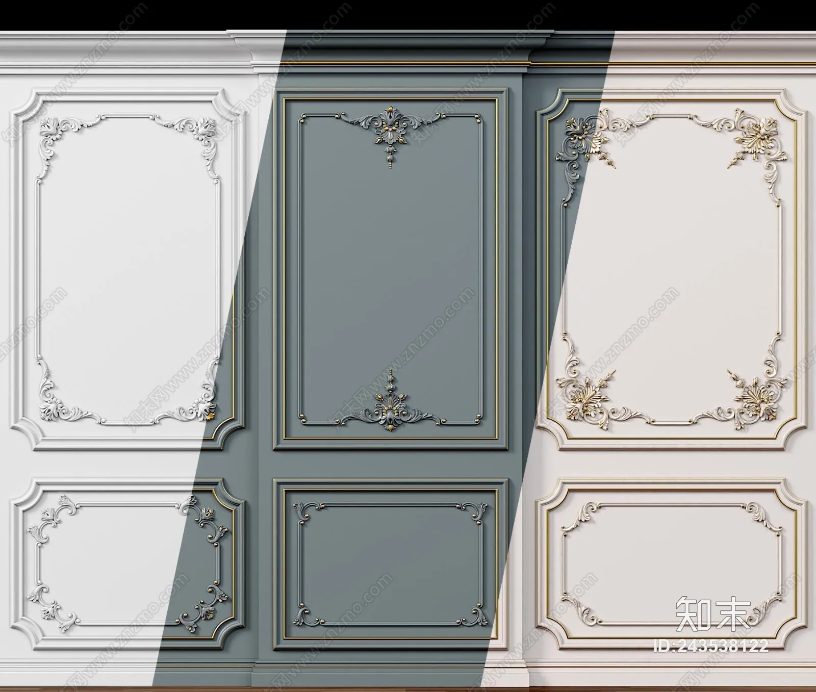 Classic Detail 3D Models – Plaster 3D – 010